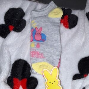 3/$18 bundle Peeps Easter Socks
